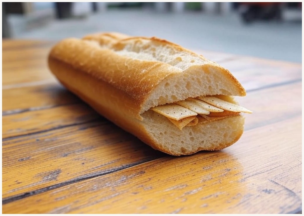 [갓성비] 당일구운 빵 베트남 반미 바게트 샌드위치용, 90g, 10개