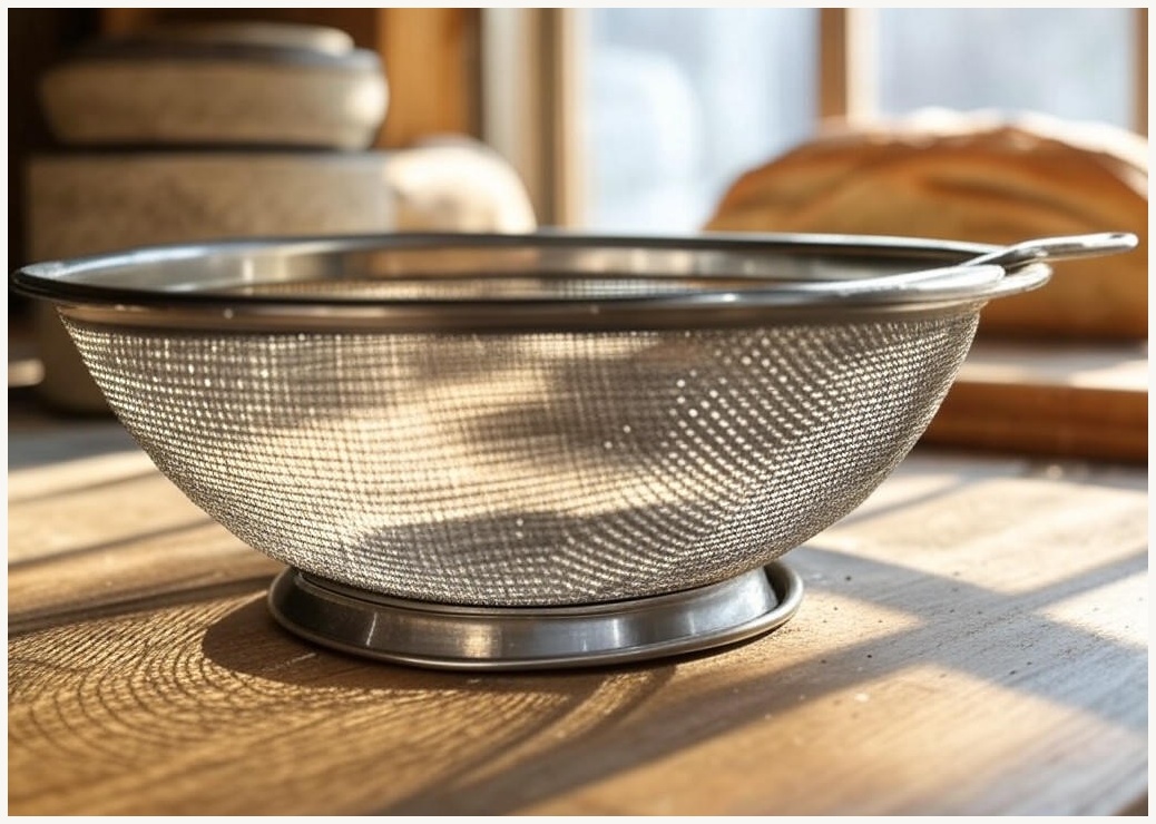 곡물 채반 채망 농기구 메쉬 스테인리스 빵집 석발기 로드 스텐 직경52cm 수영장청소