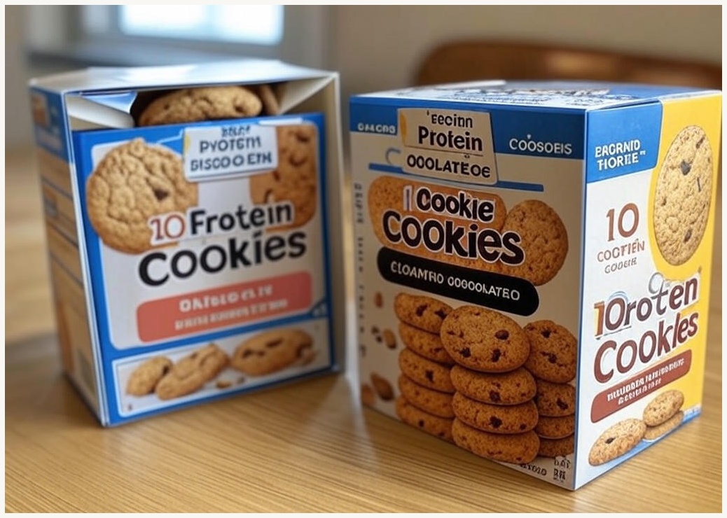 누알로 꾸덕한 단백질 쿠키 아몬드 앤 초코 청크 맛 10개입 2박스 800g, 2개, 400g