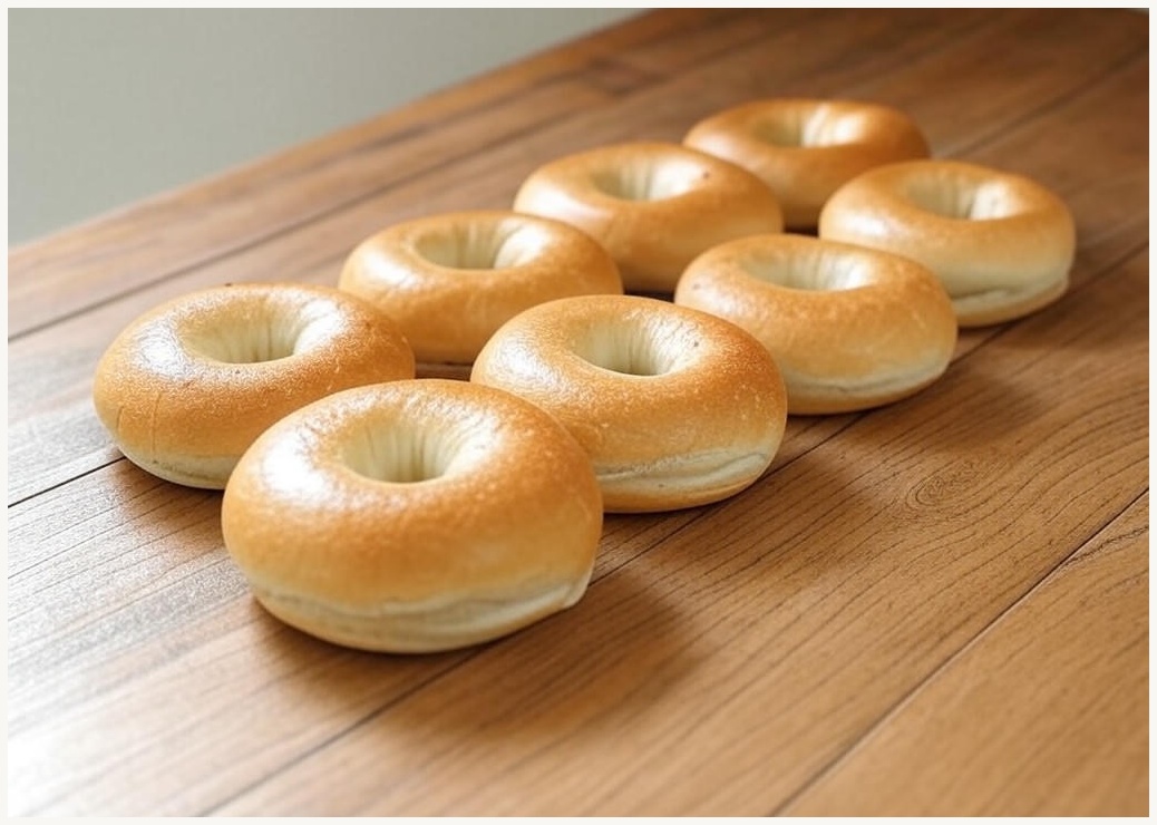 단백질 20g이상 고단백 저당 비건 배꼽베이글 플레인, 140g, 8개 - 이미지 1