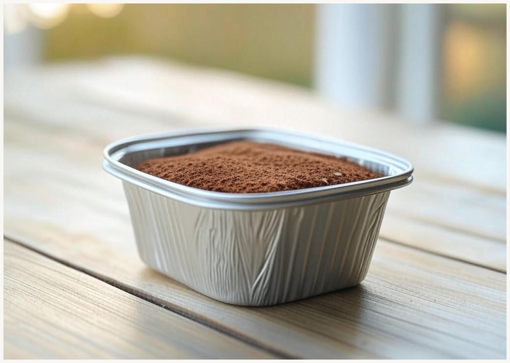 알루미늄용기 디저트용기 티라미수용기 타원350ml 1팩 100세트, 100개 - 이미지 1