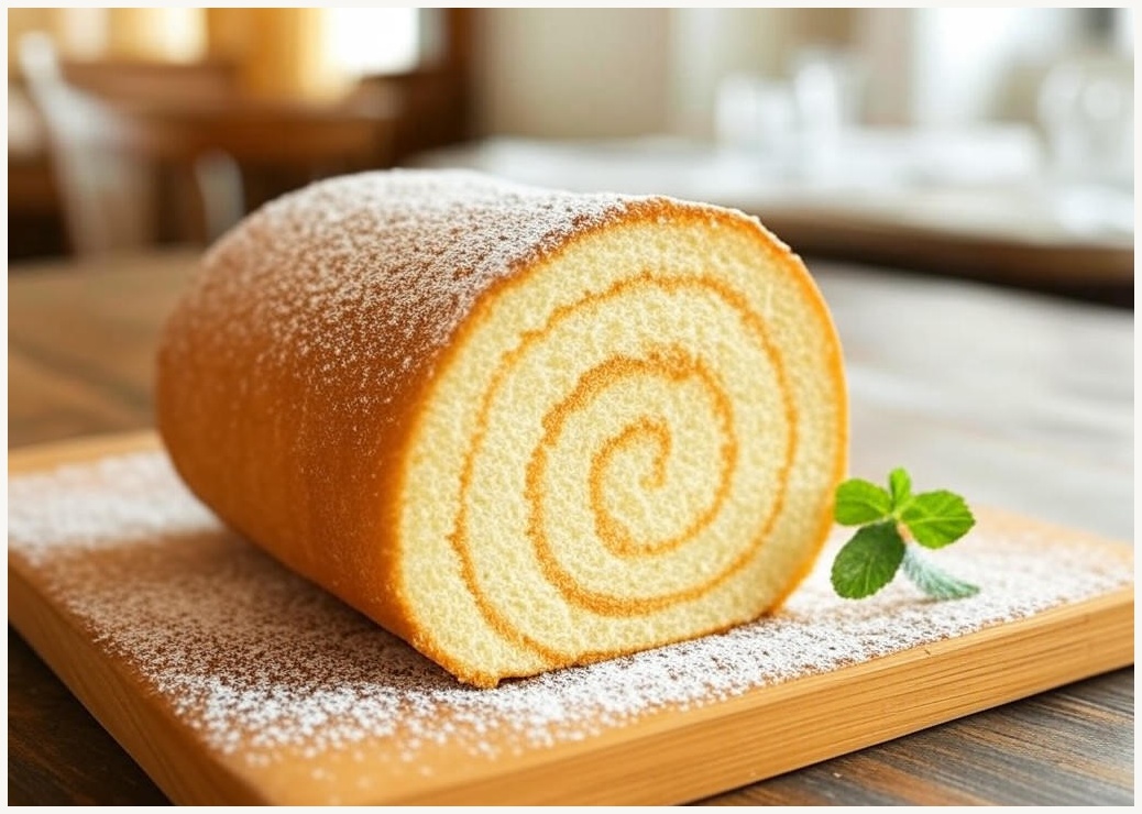 [옵스] 스위스롤케익 고급 수제 디저트 생크림 아몬드 롤케이크 선물세트, 1개, 400g - 이미지 1