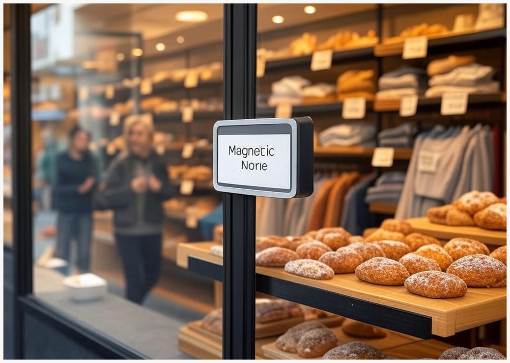 자석형 이름표꽂이 빵집 의류매장 가격표 케이스 소