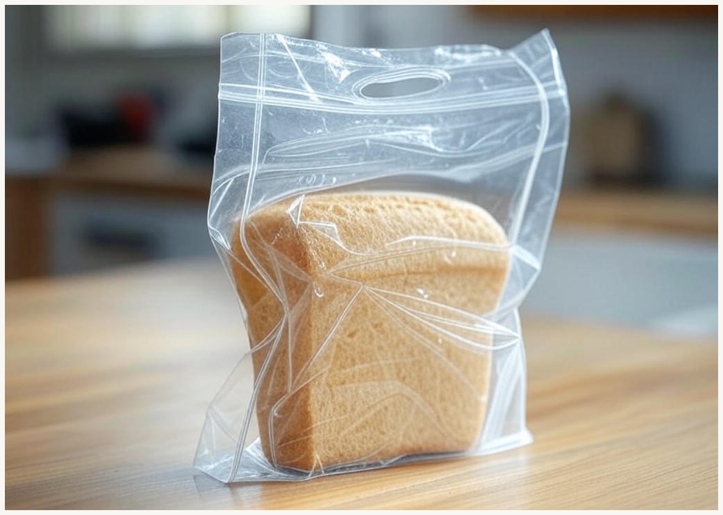 천운패키지 PE 손잡이 지퍼백 식빵 봉투 무지 대 100p, 투명, 1개