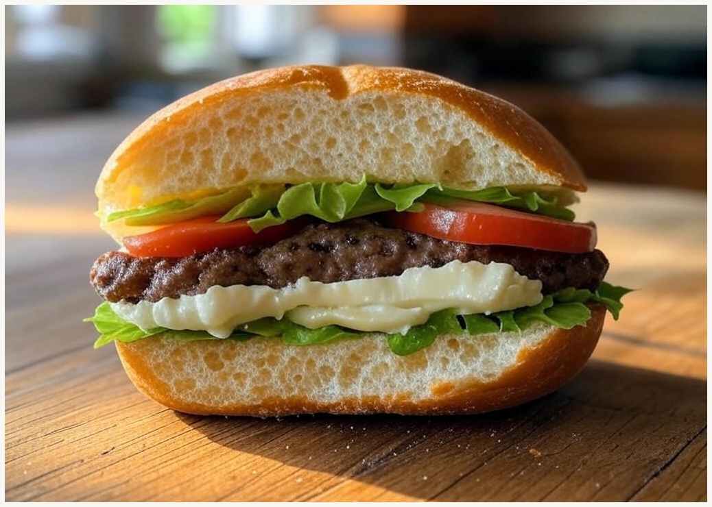 프레시오늘 [로켓프레시] 탕종발효72시간 우리밀 유크림100% 버터 수제 햄버거 빵번 - 이미지 1